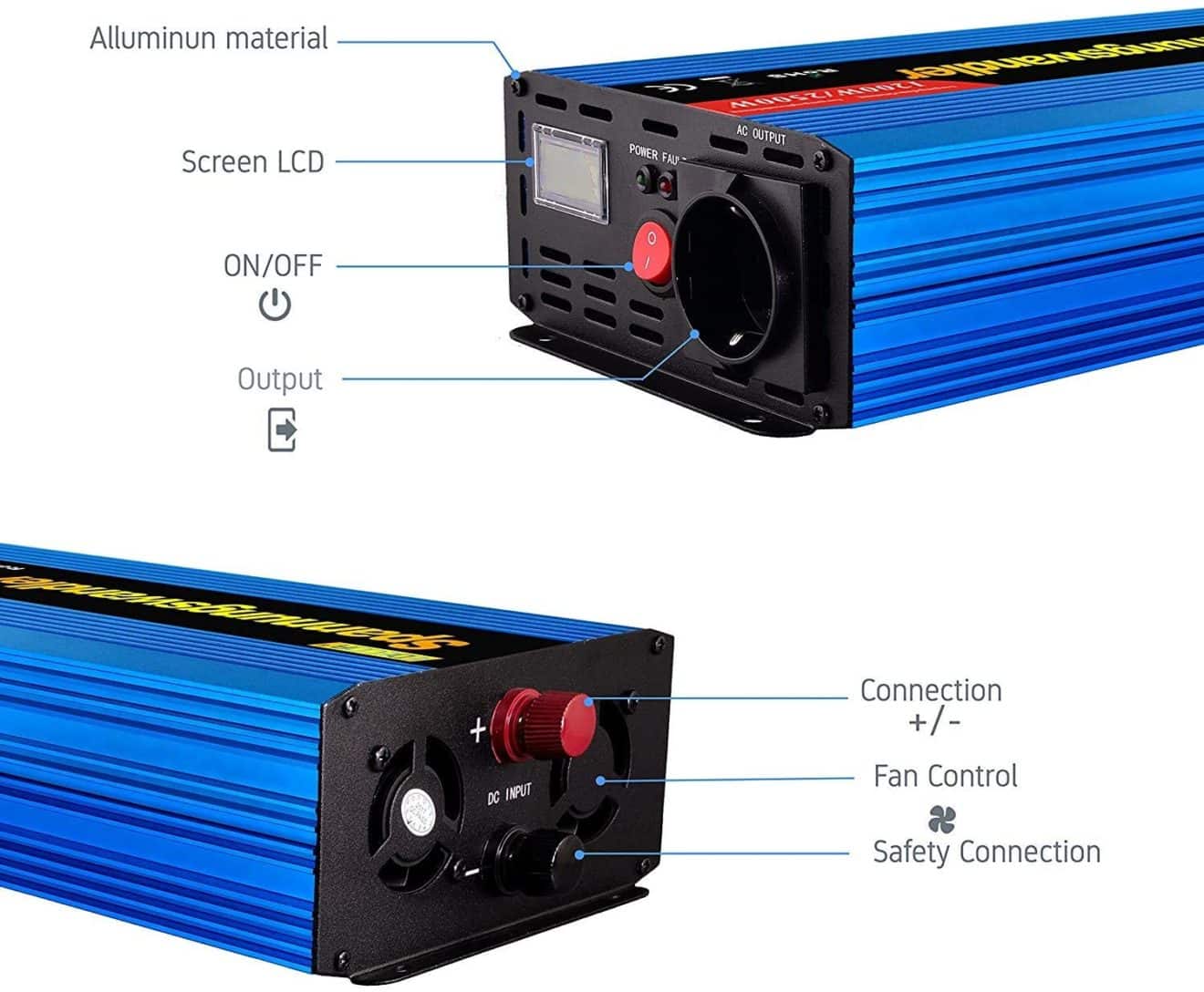 Test Du Convertisseur 12V 220V EDECOA - Boosterbatterie.fr